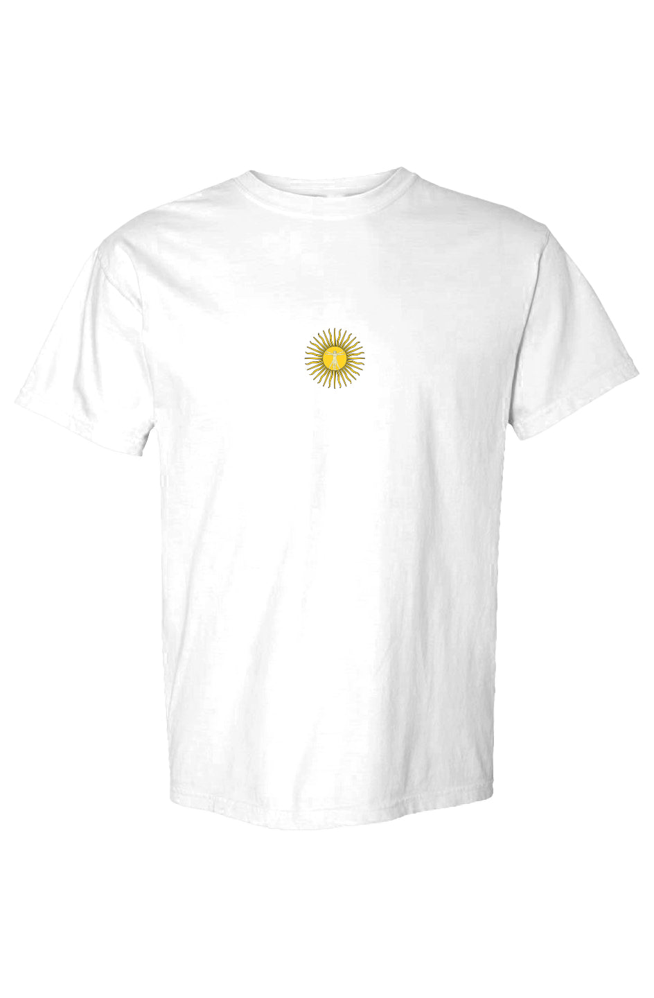 100% Cotton VIRTUEVIAN 'Golden Boy' Logo Shirt
